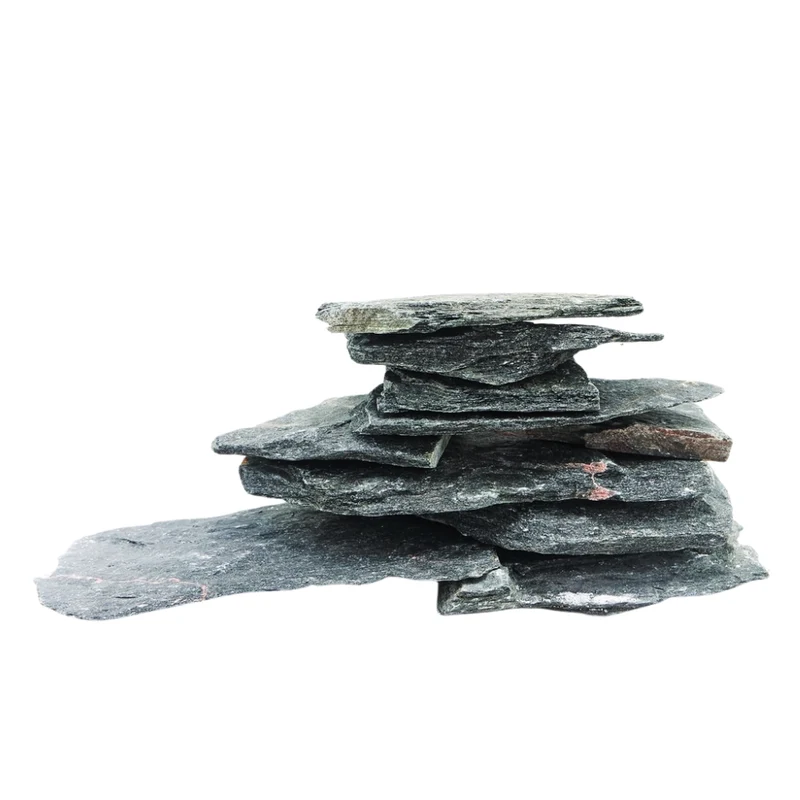 Sv Aquarium Deco Black Slate Rock Medium 18-23cm 1Kg