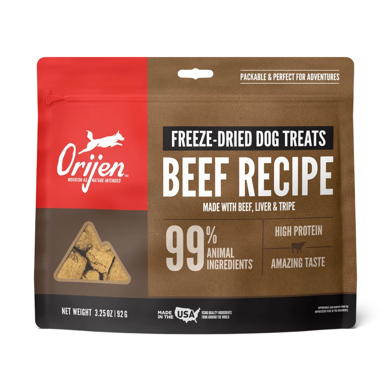 Orijen Beef Recipe Freeze Dried Dog Treats 92g
