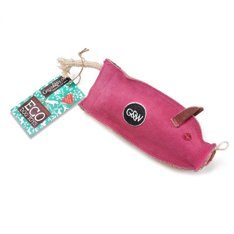 Green&Wilds Peggy the Pig Eco Dog Chew Toy
