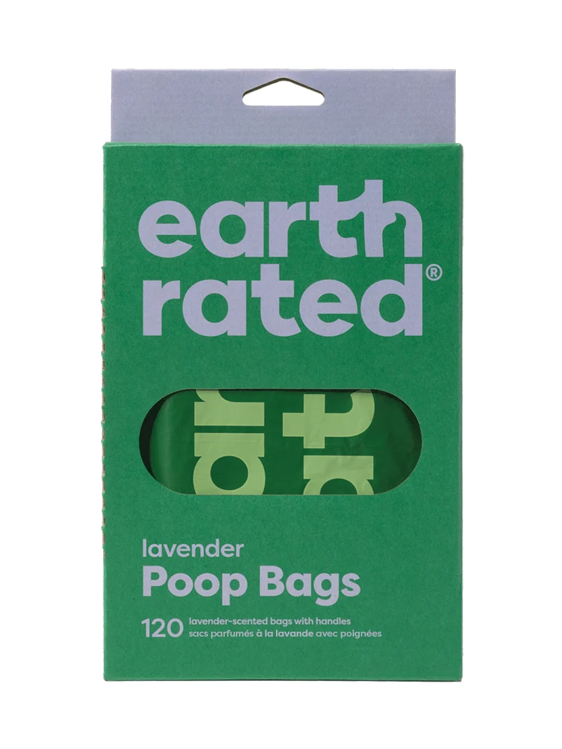 Earth Rated Lavender Scented Easy Tie Handle Poop Bags - 120BAGS
