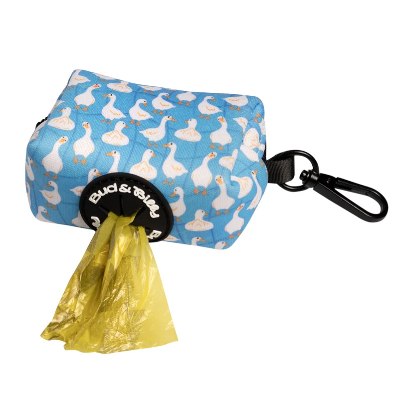 Bud & Billy Quack Squad Dog Poop Bag Holder 8x5x5cm
