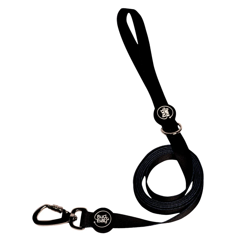 Bud & Billy Urban Black Dog Leash