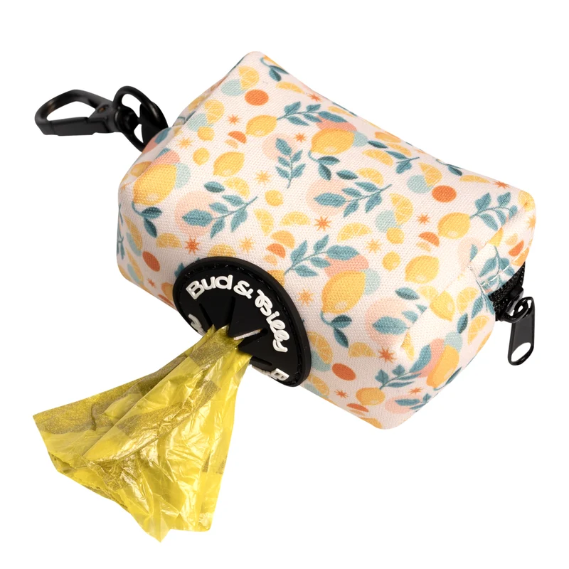 Bud & Billy Citrus Bloom Dog Poop Bag Holder 8x5x5cm