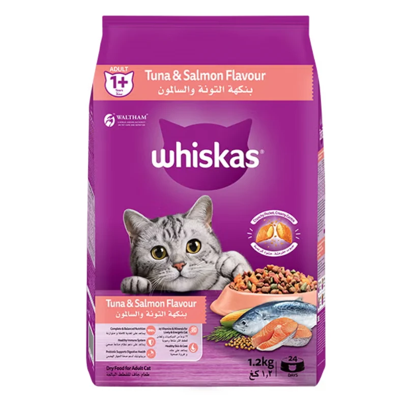 Whiskas 1+ Years Tuna & Salmon Adult Dry Cat Food