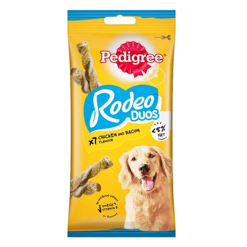 Pedigree Rodeo Duos 7 Sticks Chicken Dog Treats 123G