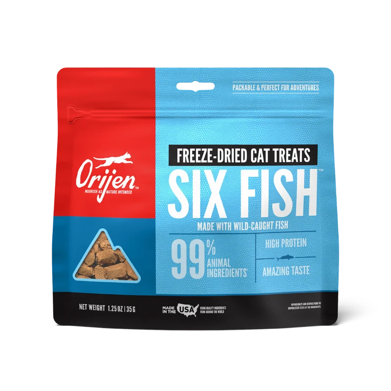Orijen Six Fish Freeze Dried Cat Treats 35g