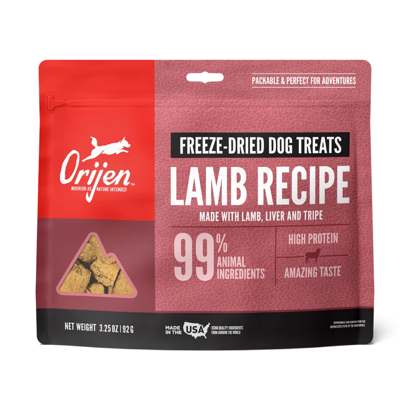 Orijen Lamb Recipe Freeze Dried Dog Treats 92g