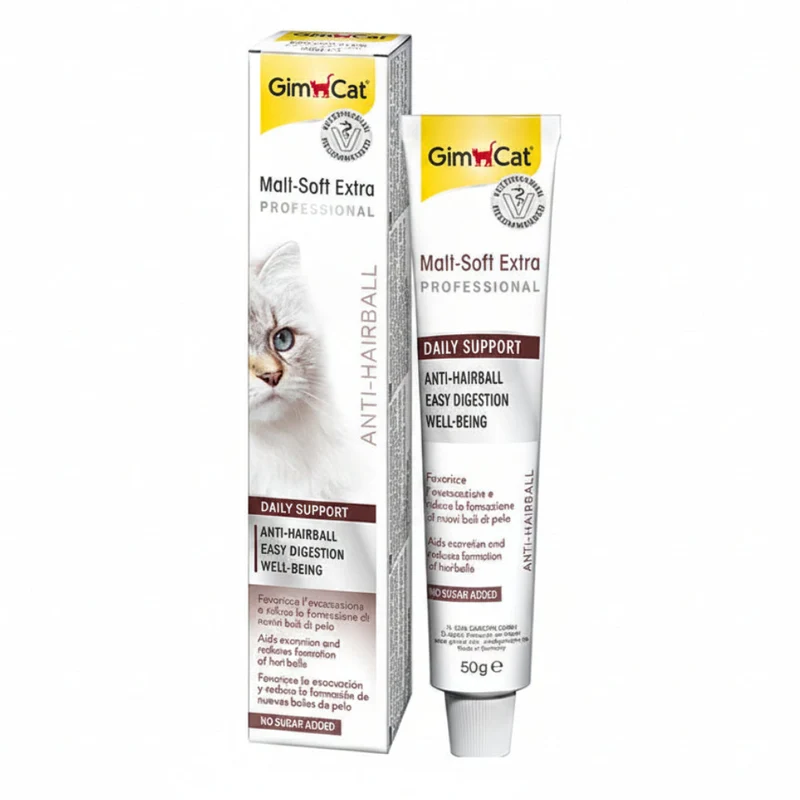 Gimborn Gimcat Malt Soft Extra Professional Daily Support Food Supplement Paste for Cats 50G