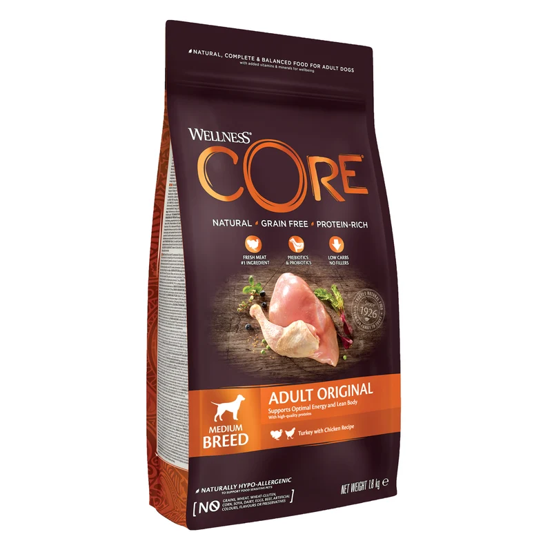 Wellness Core Adult Original Turkey With Chicken Recipe Dry Dog Food