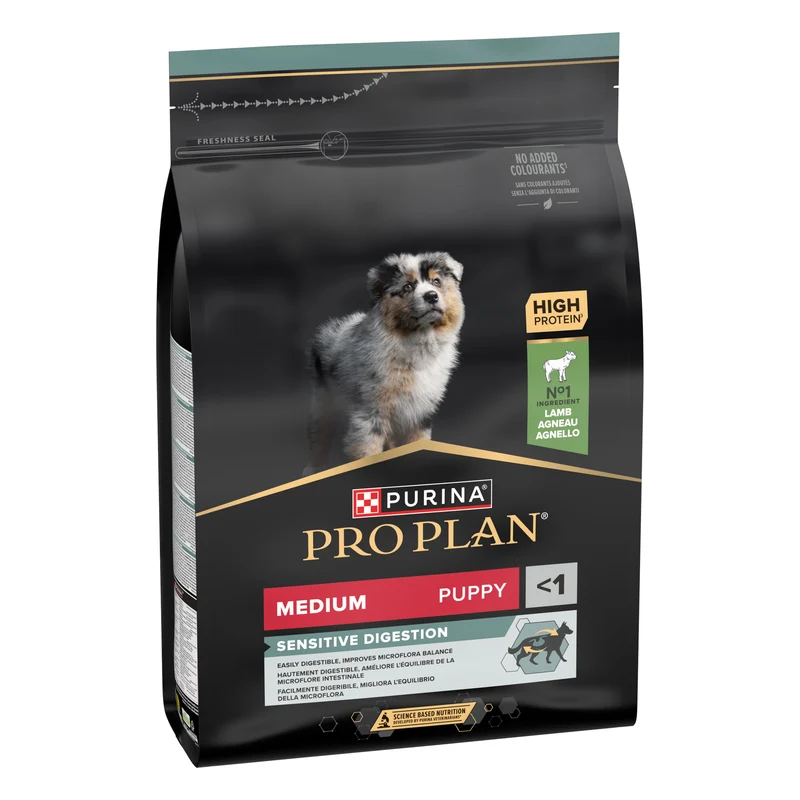 PURINA Pro Plan Medium Puppy Sensitive Digestion Dry Dog Food With Lamb 3KG