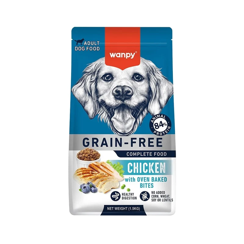 Wanpy Grain Free Complete Chicken Recipe Dry Dog Food