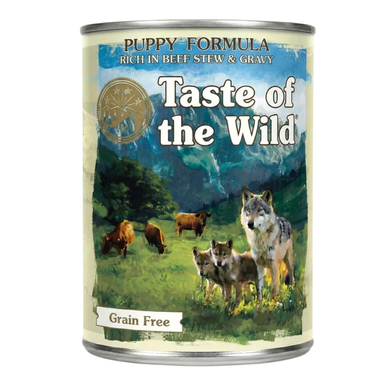 Taste Of The Wild Puppy Formula Beef Stew & Gravy Wet Dog Food 390G