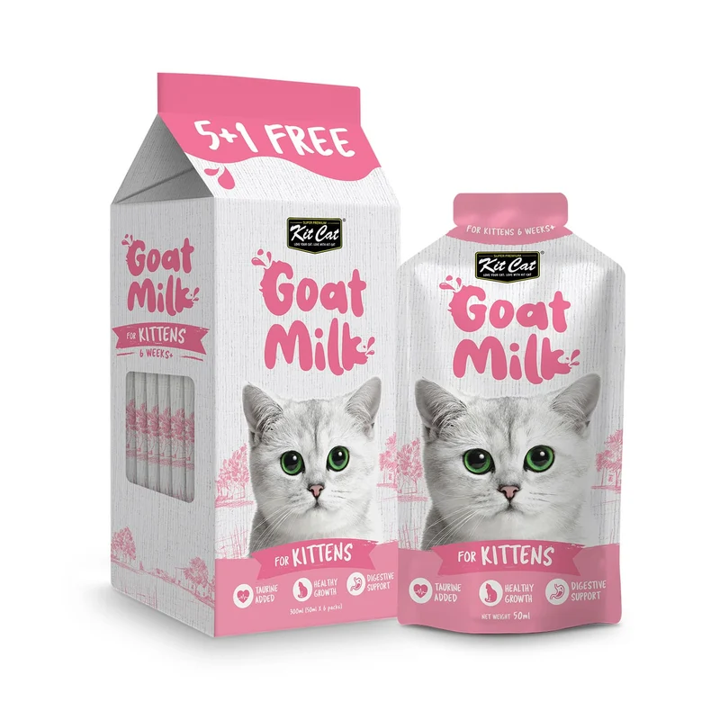 Kit Cat Goat Milk For Kittens 6x50ml