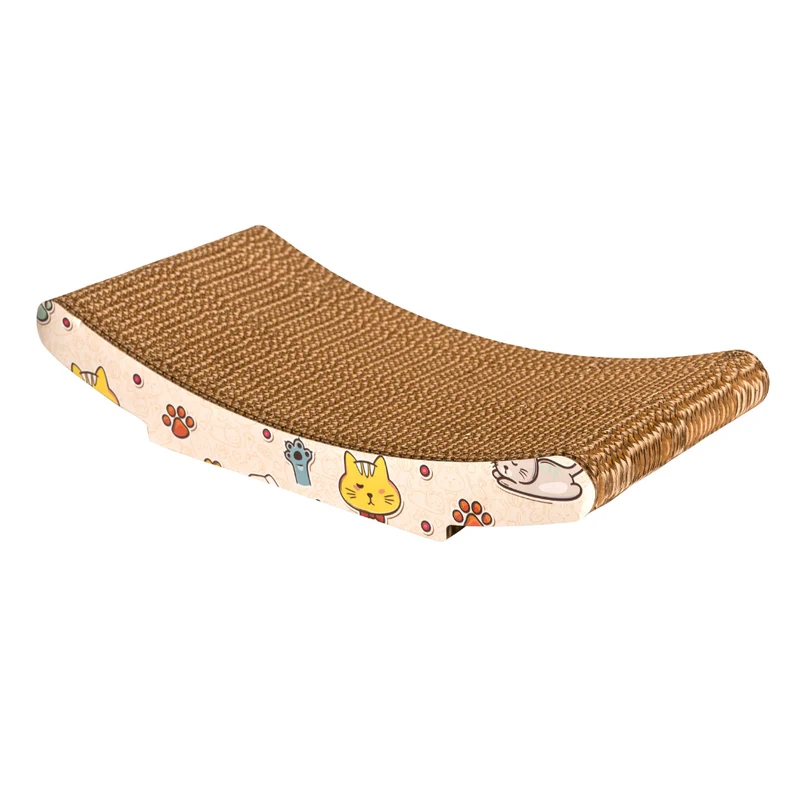 Thunder Paws Valley Cats Cat Scratcher 44x21x8cm - Brown