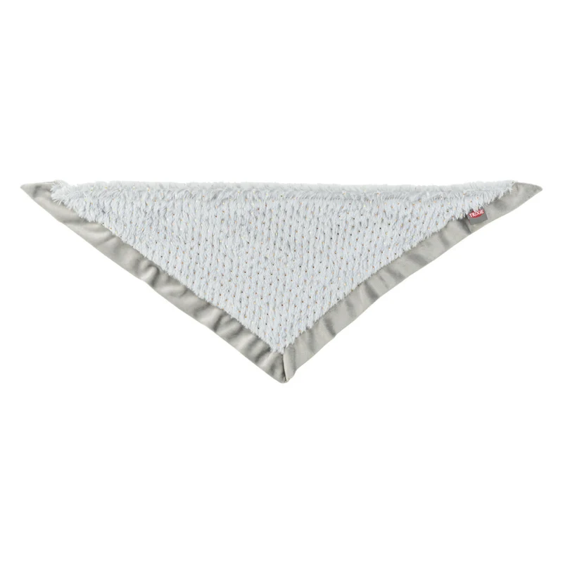 Trixie Plush Xmas Neckerchief For Dogs Grey