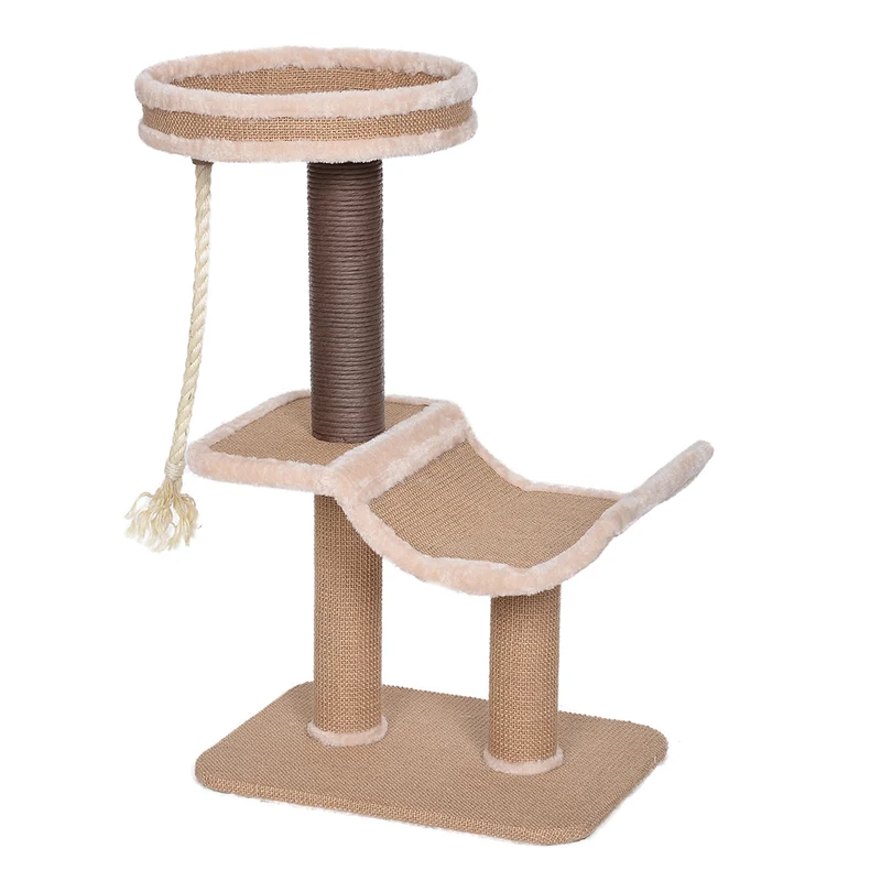 Ebi Trend Basil Cat Scratching Tree Brown 42x32x69cm