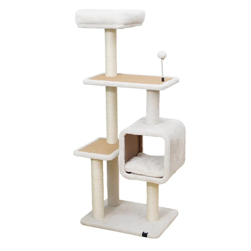 Ebi Nevada Cat Scratching Tree Cream 50x38x121cm
