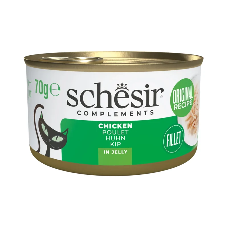 Schesir Complements Chicken In Jelly Canned Wet Cat Food 70g