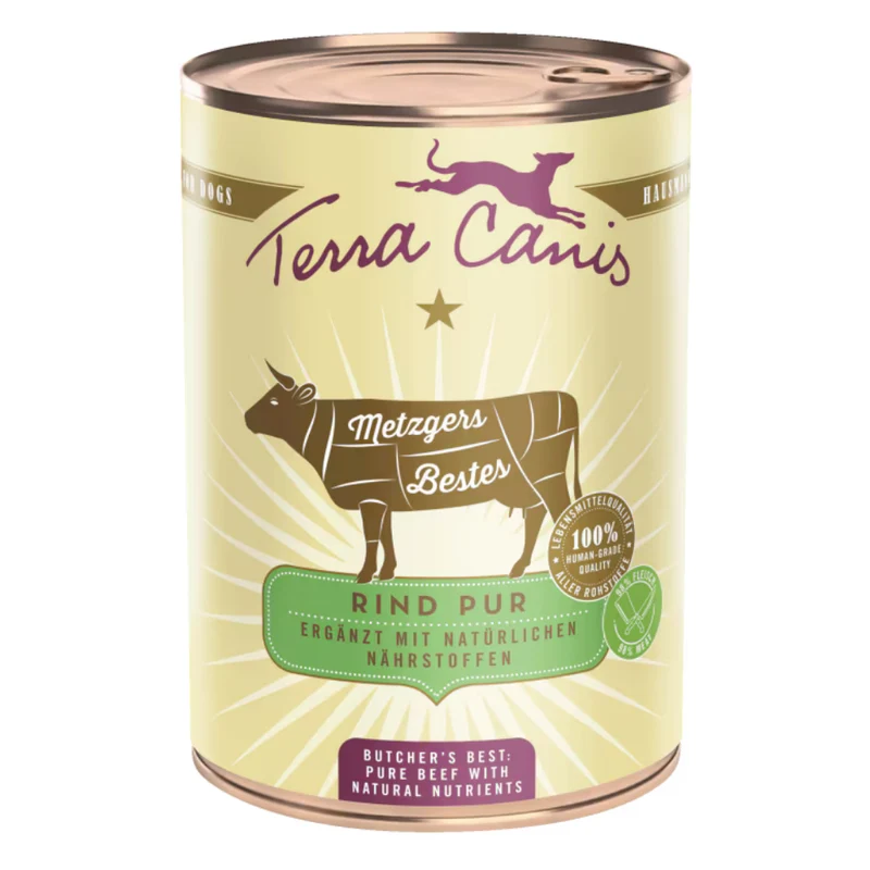Terra Cannedis Butcher's Best Pure Beef Dog Wet Food 400g