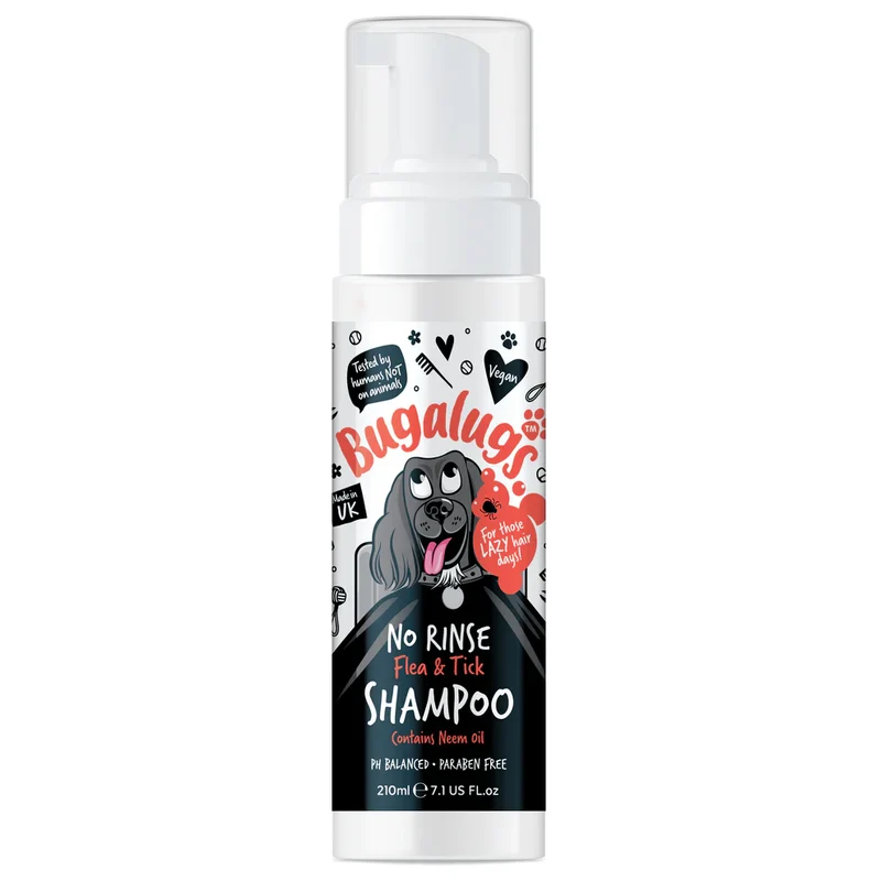 Bugalugs No Rinse Flea & Tick Shampoo For Dogs 200ml