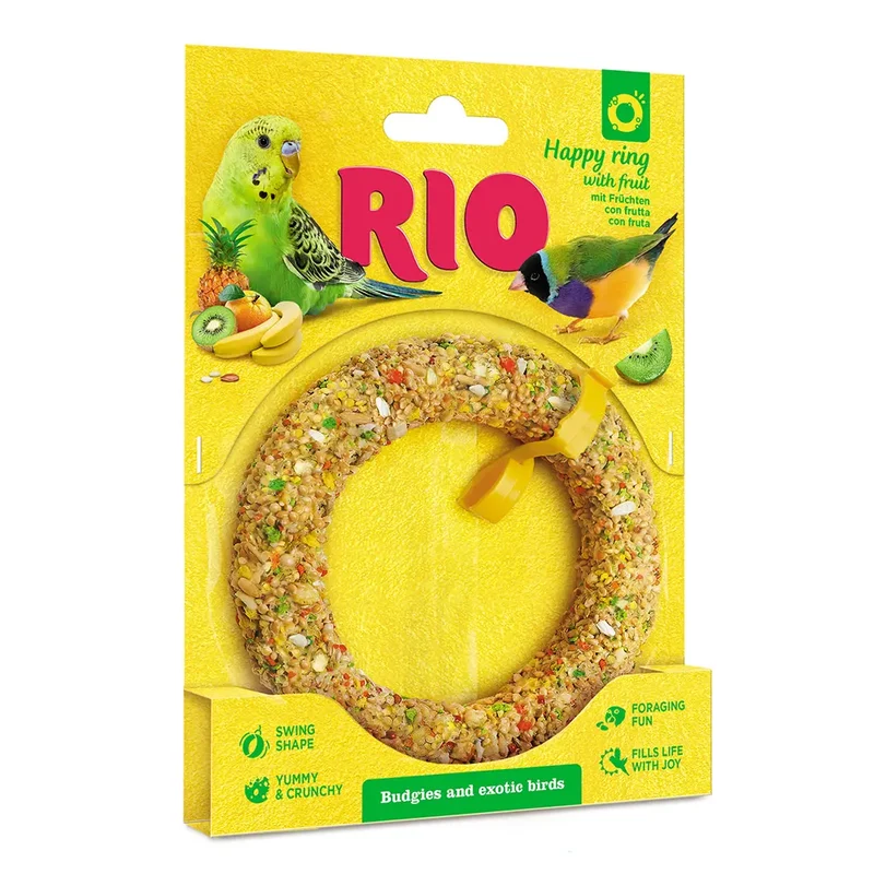 Rio Happy Ring With Fruits For Budgies & Exotic Birds 1pc