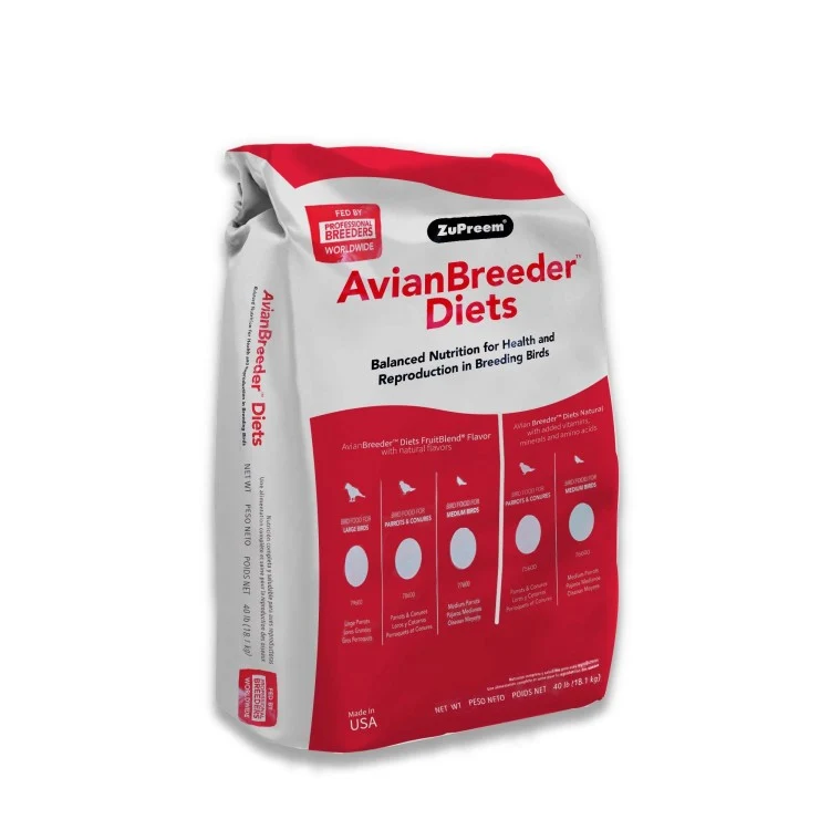 Zupreem Avianbreeder Fruitblend Parrots & Conures Food 40lb