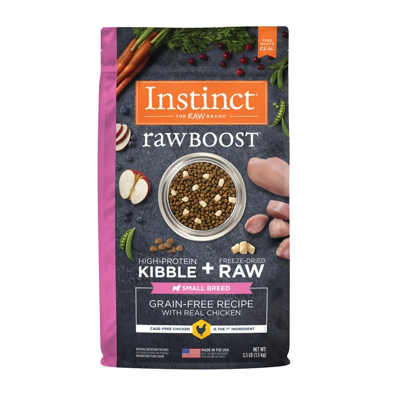 Instinct Raw Boost Grain Free Real Chicken Small Breed Dry Dog Food 3.5lb