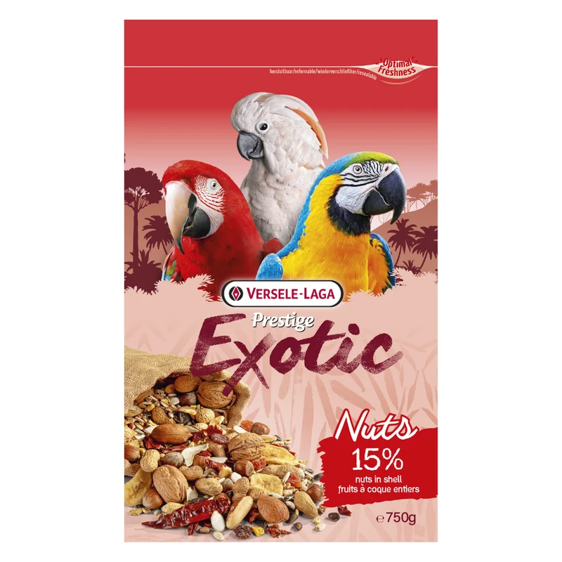 Versele Laga Prestige Exotic Parrots Nuts Bird Treat 750G