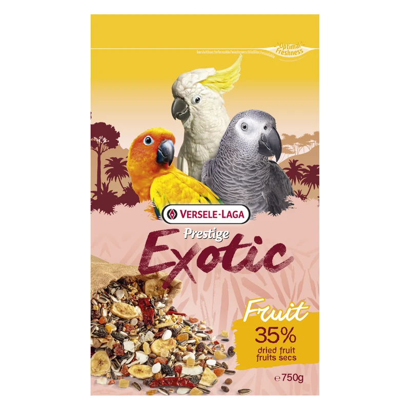 Versele Laga Prestige Exotic Parrots Fruit Bird Treat 750G