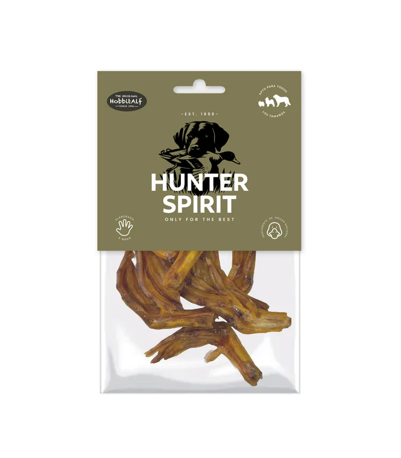 Hobbitalf Air Dried Duck Feet Dog Treats 150G