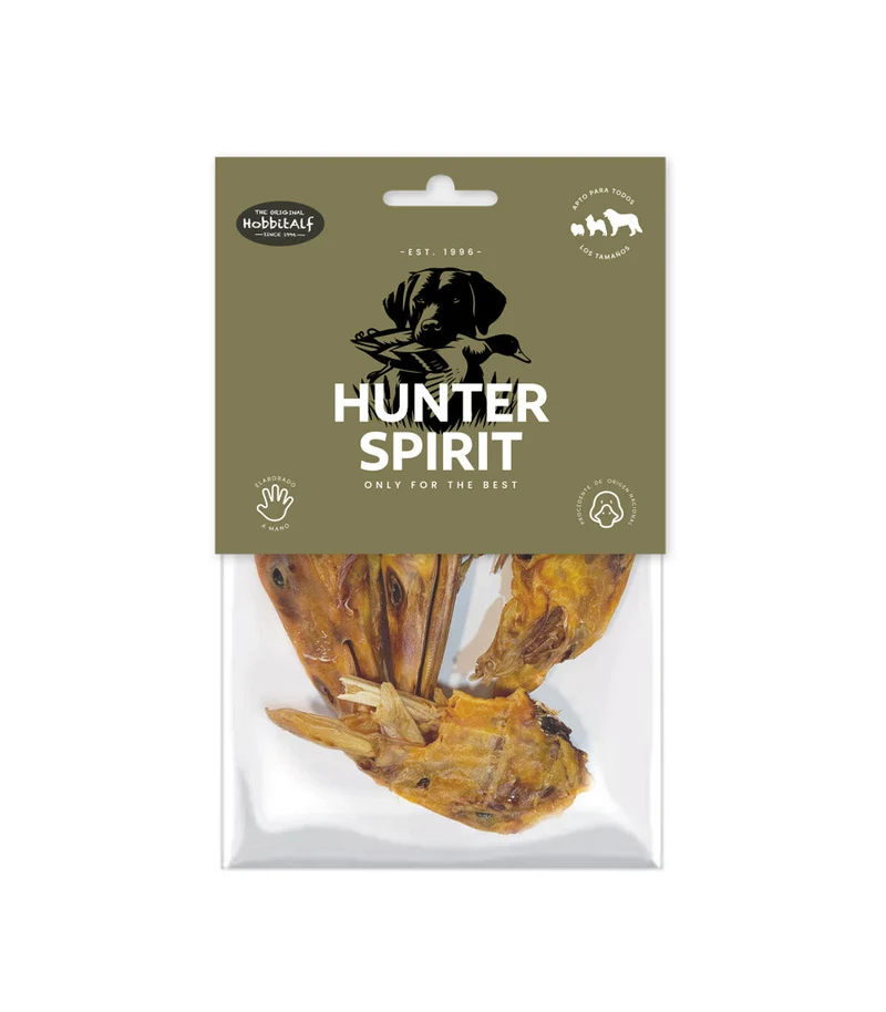 Hobbitalf Air Dried Duck Heads Dog Treats 150G