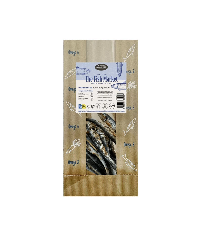 Hobbitalf Air Dried Anchovies Dog Treats 200G