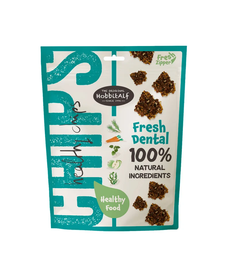 Hobbitalf Air Dried Healthy Chips Fresh Dental Dog Treats 180g