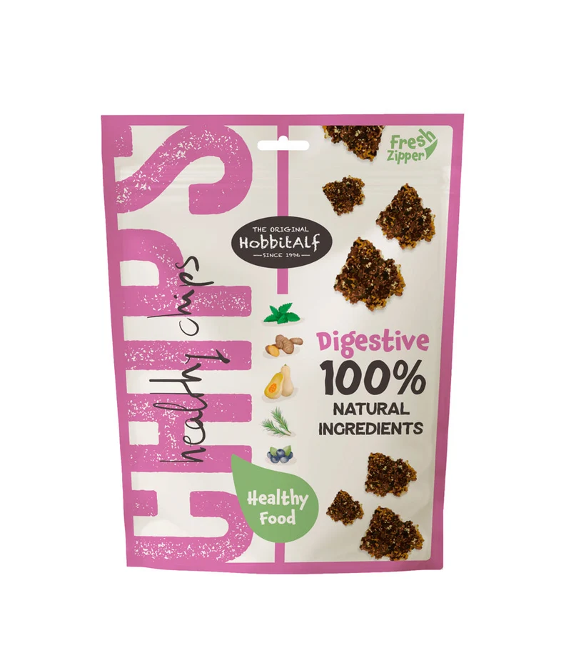 Hobbitalf Air Dried Healthy Chips Digestive Dog Treats 180g