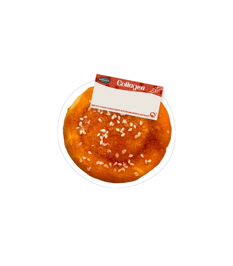Hobbitalf Air Dried Mini Collagen Cinnamon Roll With Chicken & Sesame Dog Treats 5cm