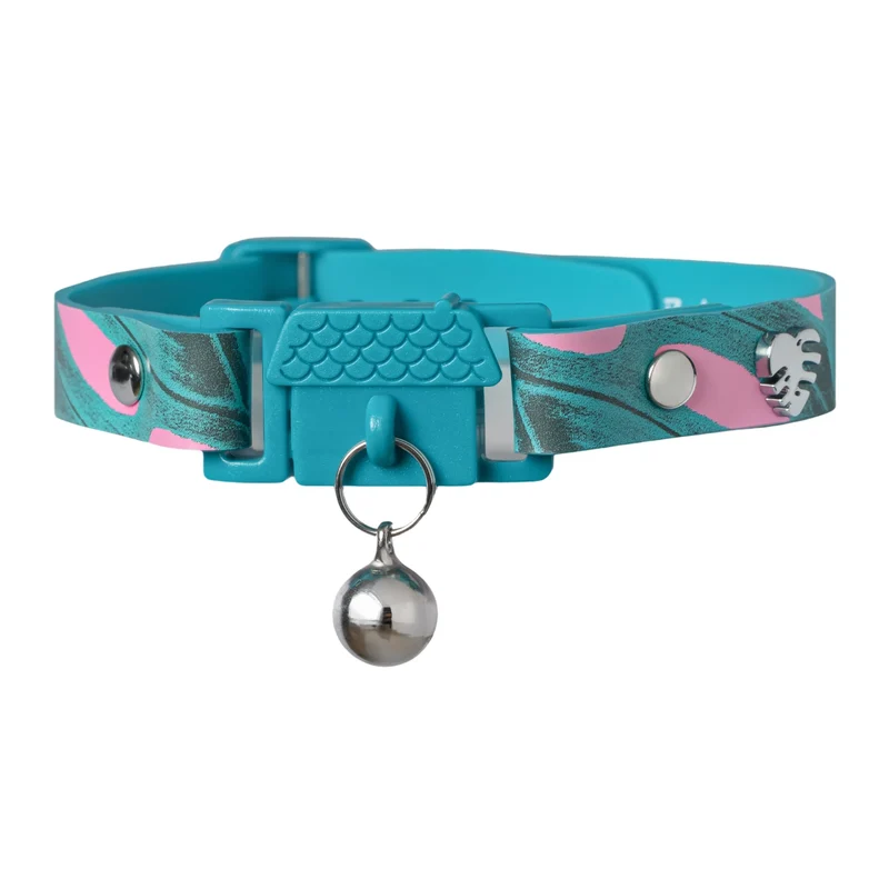 Kittyrama Monstera Botanicals Hypoallergenic Adult Cat Collar 19.5-26.5cm