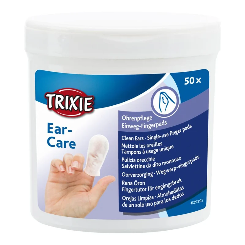 Trixie Single Use Fingerlings Fingerpads For Pets' Ear Care 50pcs