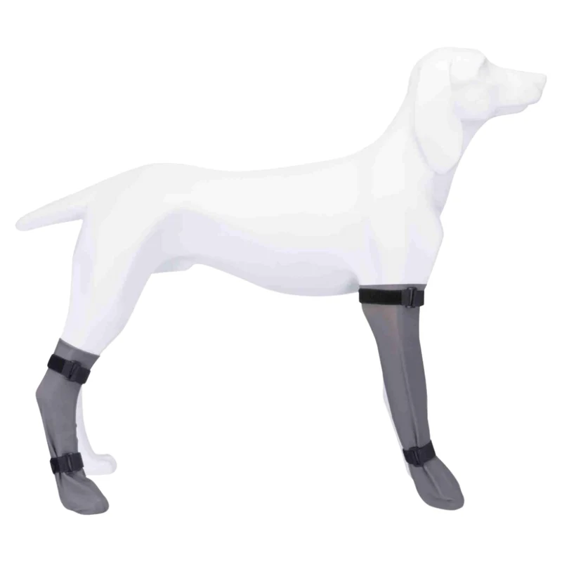 Trixie Silicone Protective Sock For Dog Paws - Grey