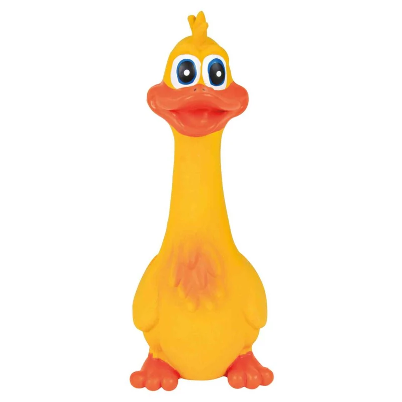 Trixie Latex Duck With Sound Dog Toy Yellow 18cm