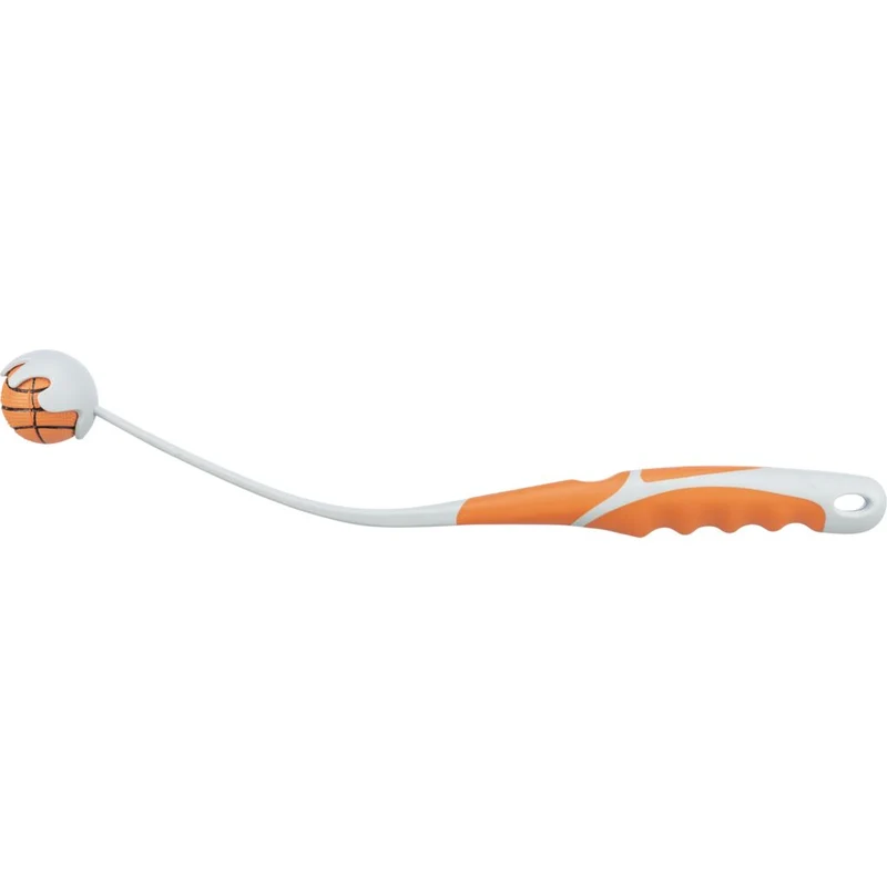 Trixie Ball Catapult With Rubber Handle Dog Toy Grey - 40cm