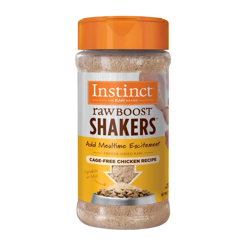 Instinct Raw Boost Shakers Chicken Freeze Dried Cat Food Topper 5.5oz