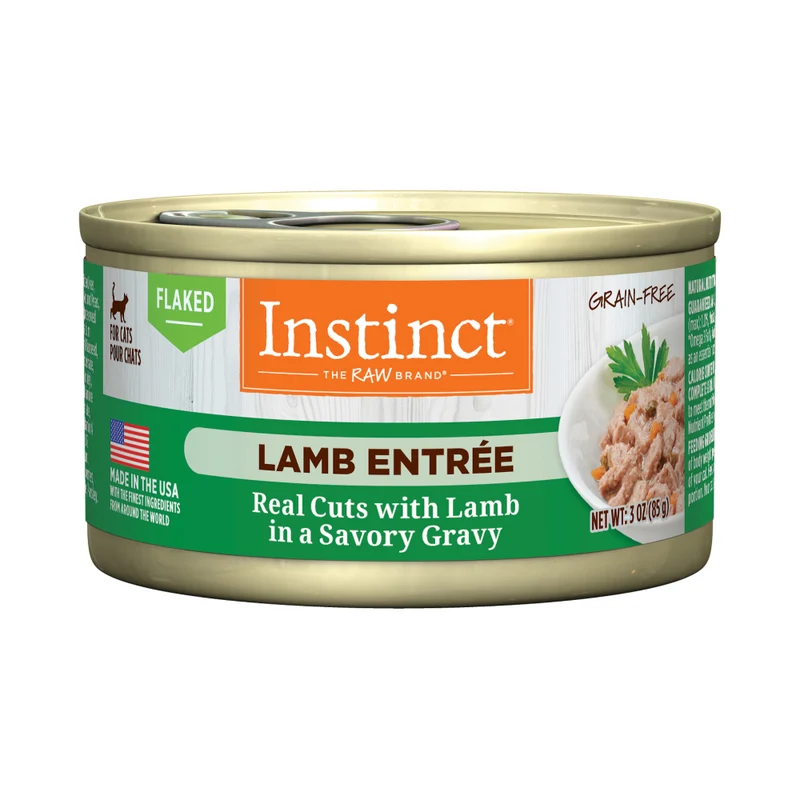 Instinct Flaked Lamb Entree Wet Cat Food 3oz