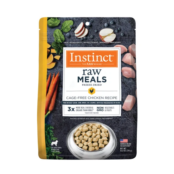 Instinct Raw Meals Freeze Dried Cage Free Chicken Recipe Dry Dog Food