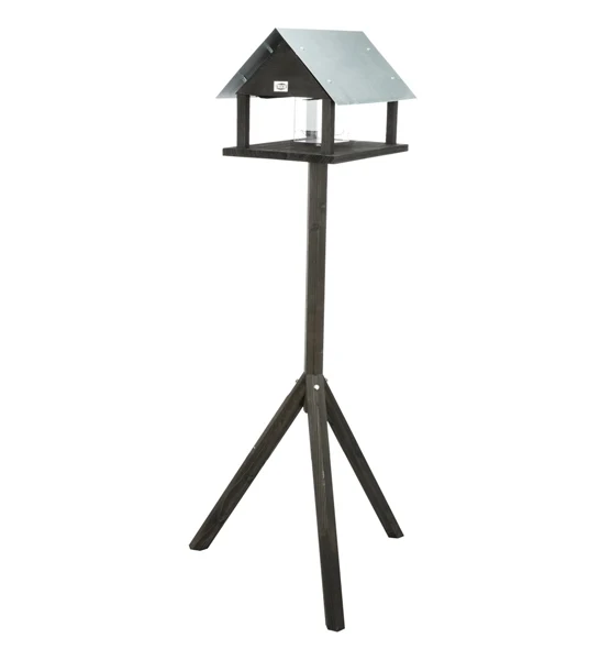 Trixie Natura Feeder with Stand & Silo Spruce for Birds 29X27X38cm