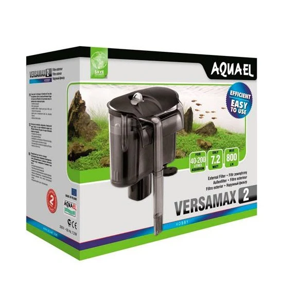 Aquael Aquarium Versamax FZN 2 Filter For Aquarium 10-50 US Gal / 40-200 L