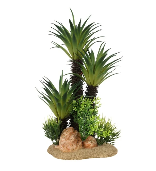 Aqua D'Ella Sago Palm Aquarium Decor 22x11x30cm