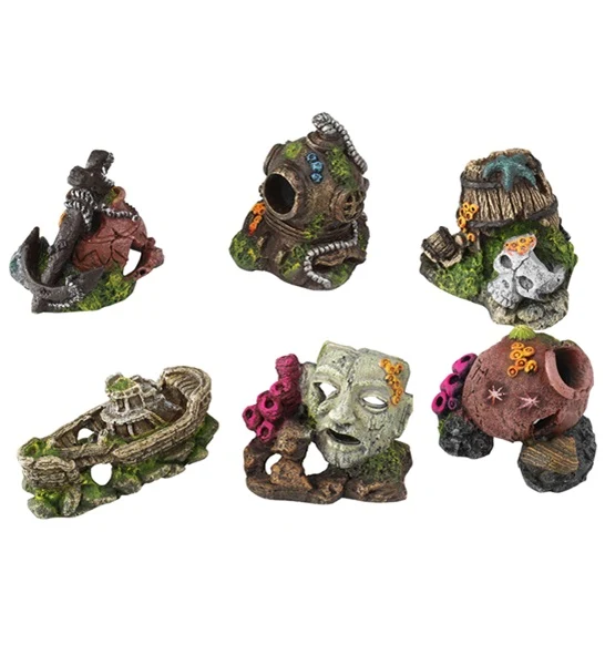 Aqua D'Ella Miniature Mix Aquarium Decor 10cm Assorted