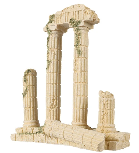 Aqua D'Ella Greek Pilar 3 Aquarium Decor 19x7x21cm