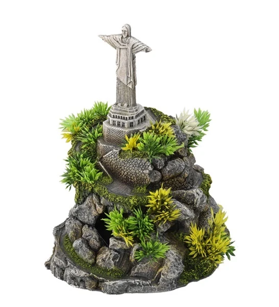 Aqua D'Ella Corcovado in Rio Aquarium Decor 20x18x23.2cm