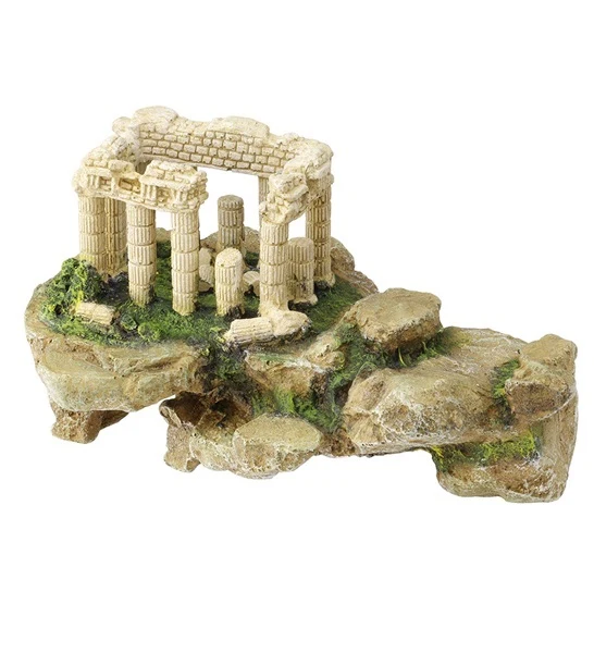 Aqua D'Ella Akcopolis on Rock Aquarium Decor 34x25x20cm